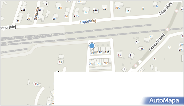 Ruda Śląska, Kochłowicka, 29, mapa Rudy Śląskiej