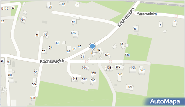Ruda Śląska, Kochłowicka, 60, mapa Rudy Śląskiej