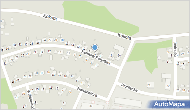 Ruda Śląska, Komuny Paryskiej, 6, mapa Rudy Śląskiej