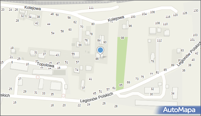 Rudawa, Kolejowa, 88, mapa Rudawa