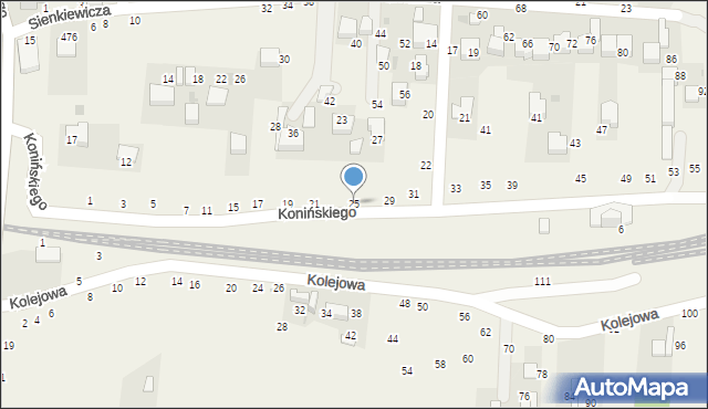 Rudawa, Konińskiego Ludwika, 25, mapa Rudawa