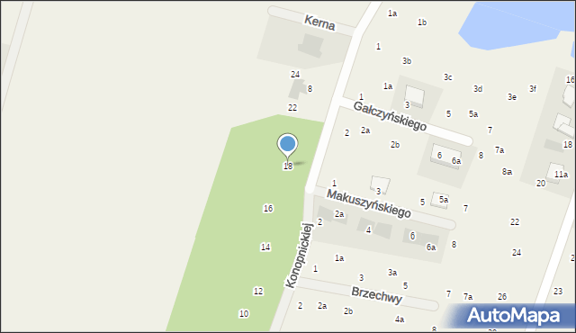 Rudunki, Konopnickiej Marii, 18, mapa Rudunki