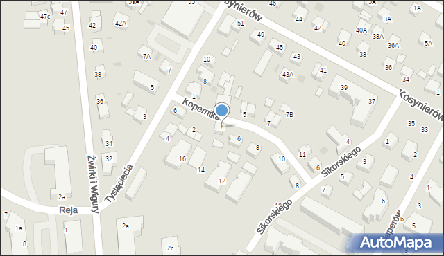 Rumia, Kopernika Mikołaja, 4, mapa Rumia