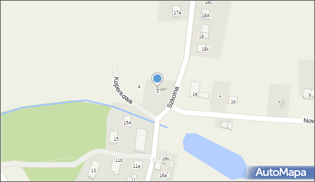 Rumianek, Koperkowa, 2, mapa Rumianek