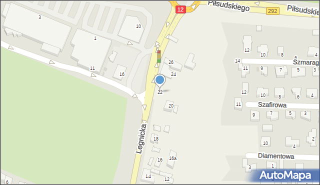 Ruszowice, Kolorowa, 22, mapa Ruszowice