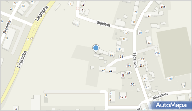 Ruszowice, Kolorowa, 6a, mapa Ruszowice