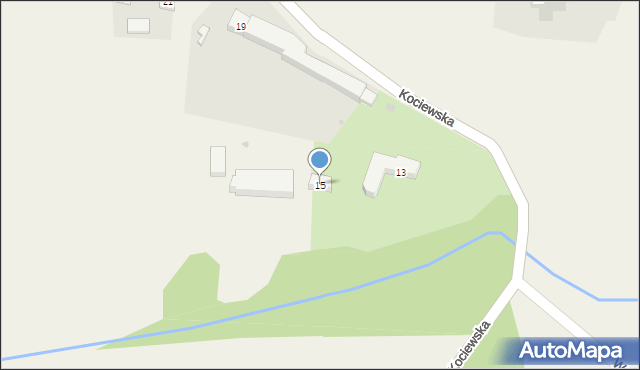 Rybaki, Kociewska, 15, mapa Rybaki