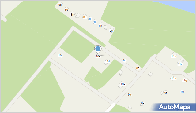 Rybno, Kolonia, 10e, mapa Rybno