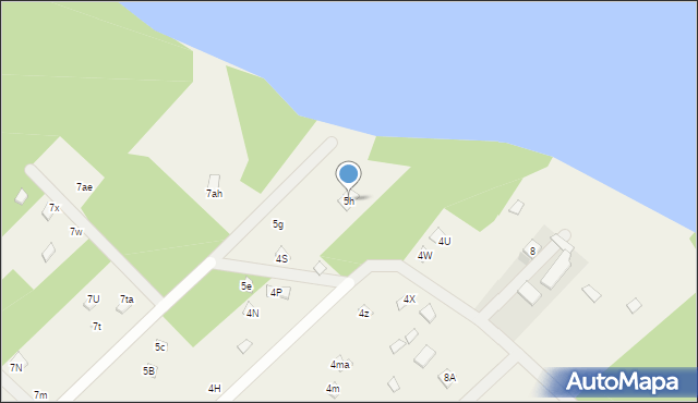 Rybno, Kolonia, 5h, mapa Rybno