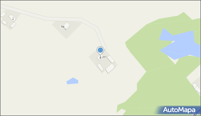 Rybno, Kolonia, 6, mapa Rybno