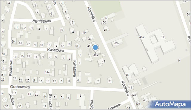 Rychwał, Konińska, 44a, mapa Rychwał