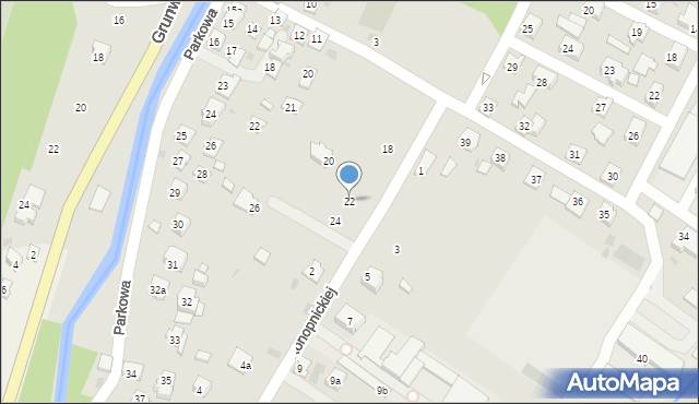 Rymanów, Konopnickiej Marii, 22, mapa Rymanów