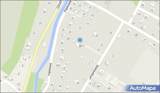 Rymanów, Konopnickiej Marii, 26, mapa Rymanów