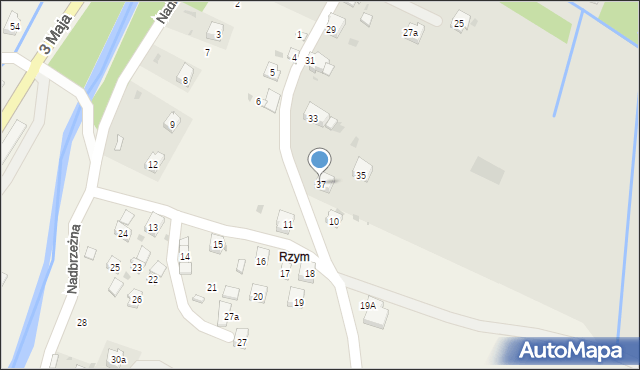 Rymanów, Konopnickiej Marii, 37, mapa Rymanów
