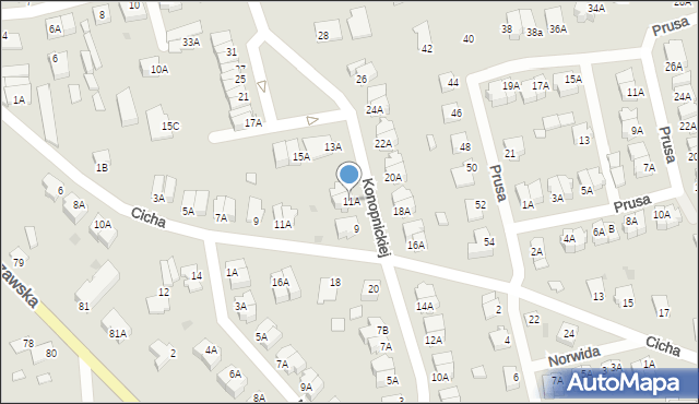Rypin, Konopnickiej Marii, 11A, mapa Rypin