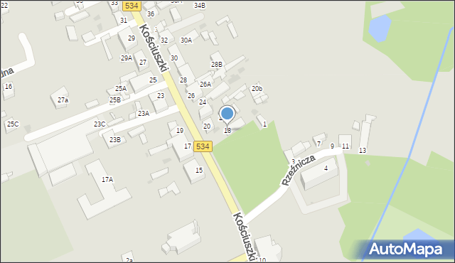 Rypin, Kościuszki Tadeusza, gen., 18, mapa Rypin