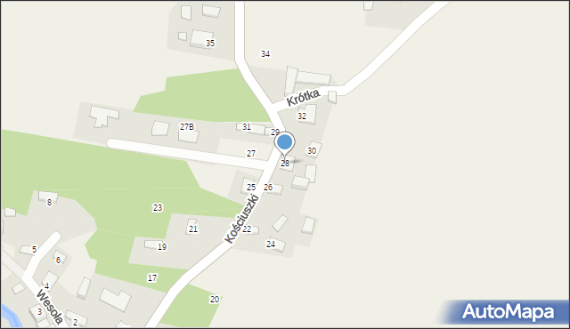 Rytwiany, Kościuszki Tadeusza, gen., 28, mapa Rytwiany
