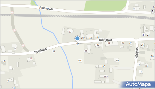 Rzeczyce, Kolejowa, 37, mapa Rzeczyce