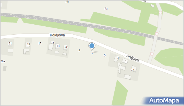 Rzeczyce, Kolejowa, 7, mapa Rzeczyce