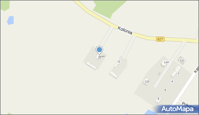 Rzekuń, Kolonia, 10, mapa Rzekuń