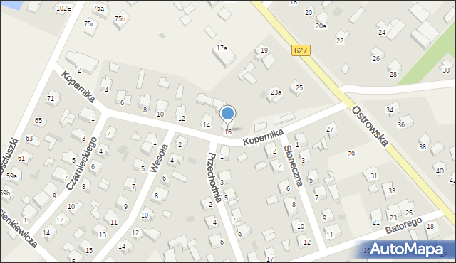 Rzekuń, Kopernika Mikołaja, 16, mapa Rzekuń