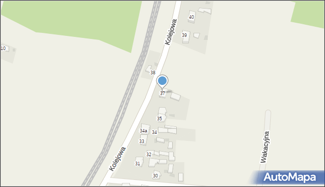 Rzerzęczyce, Kolejowa, 37, mapa Rzerzęczyce