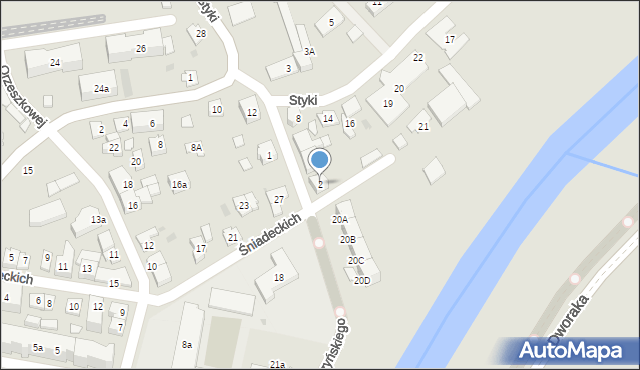 Rzeszów, Kopczyńskiego Onufrego, 2, mapa Rzeszów