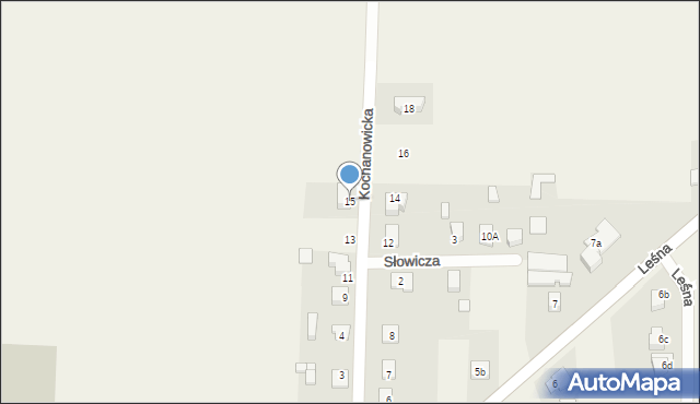 Sadów, Kochanowicka, 15, mapa Sadów
