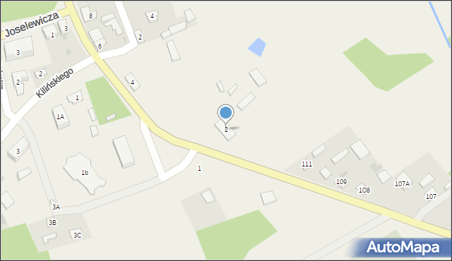 Sarnaki, Kościelna, 2, mapa Sarnaki