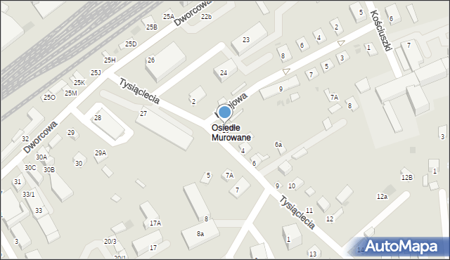 Sędziszów, Kolejowa, 10, mapa Sędziszów