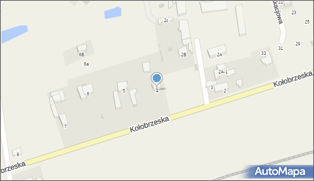 Sianożęty, Kołobrzeska, 4, mapa Sianożęty