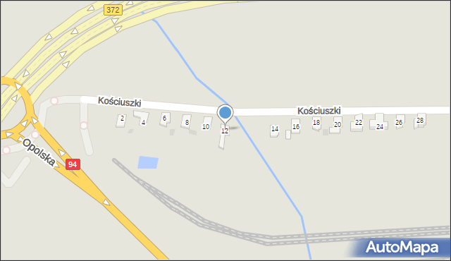 Siechnice, Kościuszki Tadeusza, gen., 12, mapa Siechnice