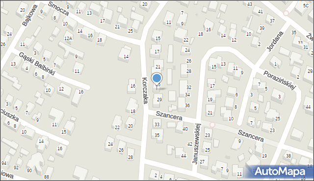 Siedlce, Korczaka Janusza, 27, mapa Siedlce