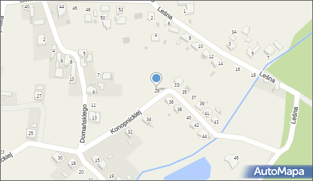 Siedliska, Konopnickiej Marii, 29, mapa Siedliska