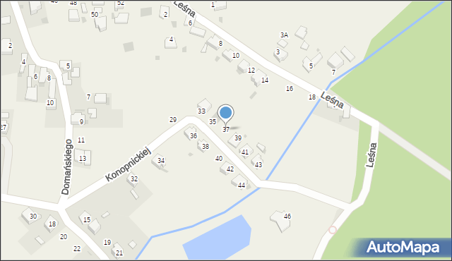 Siedliska, Konopnickiej Marii, 37, mapa Siedliska