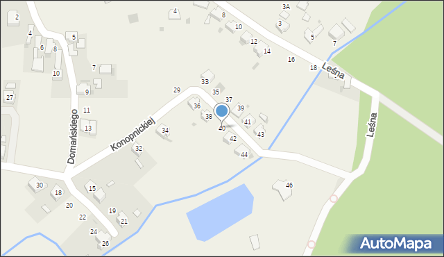 Siedliska, Konopnickiej Marii, 40, mapa Siedliska