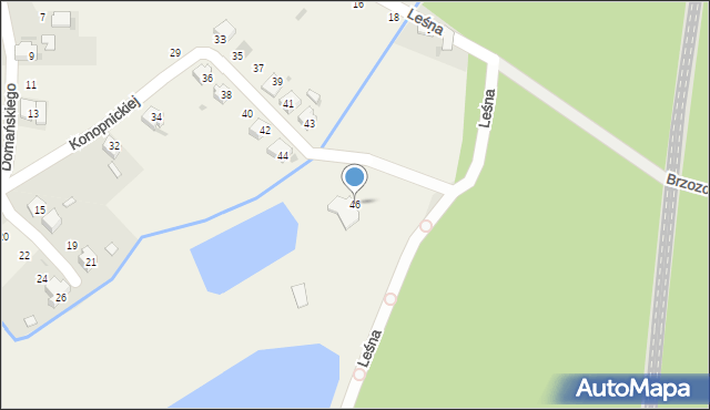 Siedliska, Konopnickiej Marii, 46, mapa Siedliska