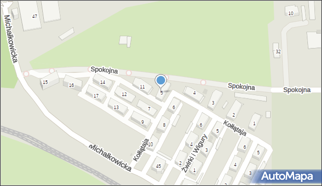 Siemianowice Śląskie, Kołłątaja Hugo, 5, mapa Siemianowice Śląskie