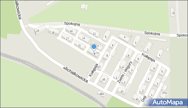 Siemianowice Śląskie, Kołłątaja Hugo, 9, mapa Siemianowice Śląskie