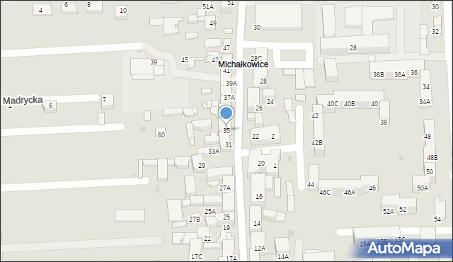 Siemianowice Śląskie, Kościelna, 35, mapa Siemianowice Śląskie
