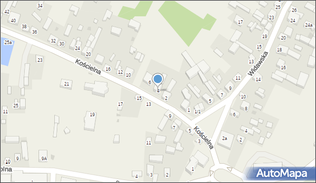 Siemkowice, Kościelna, 4, mapa Siemkowice