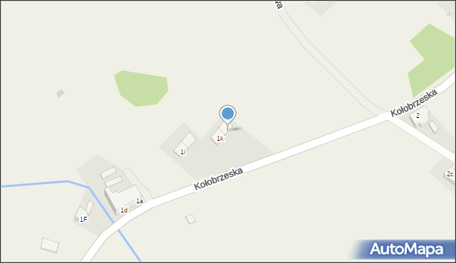 Siemyśl, Kołobrzeska, 1l, mapa Siemyśl