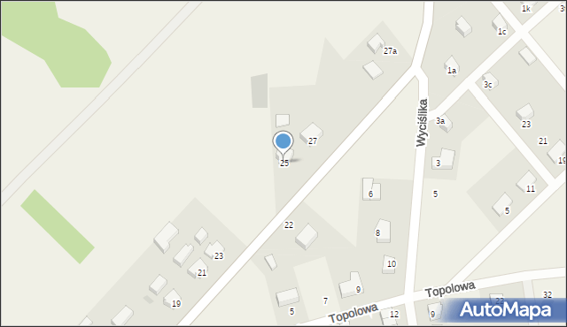 Siemyśl, Kołobrzeska, 25, mapa Siemyśl