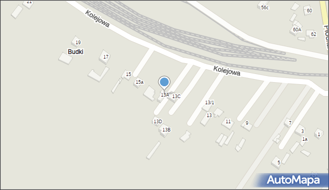 Sierpc, Kolejowa, 13A, mapa Sierpc