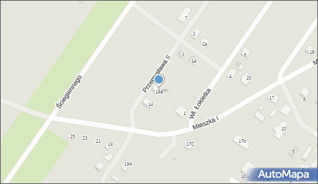 Sierpc, Konrada I Mazowieckiego, 14a, mapa Sierpc