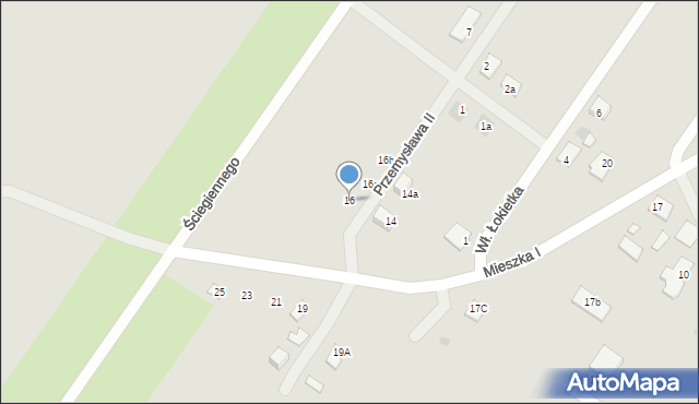 Sierpc, Konrada I Mazowieckiego, 16, mapa Sierpc