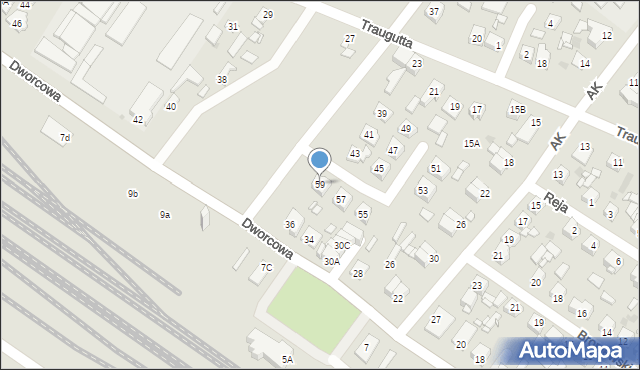 Sierpc, Konstytucji 3 Maja, 59, mapa Sierpc