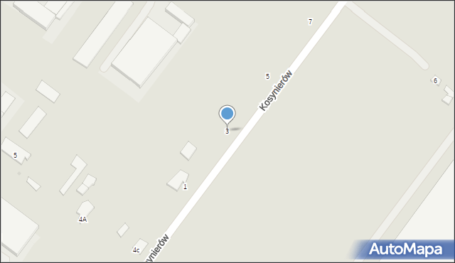 Sierpc, Kosynierów, 3, mapa Sierpc