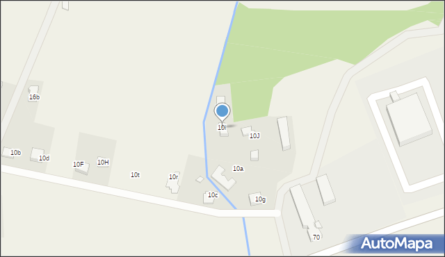 Siestrzechowice, Kopernika Mikołaja, 10i, mapa Siestrzechowice