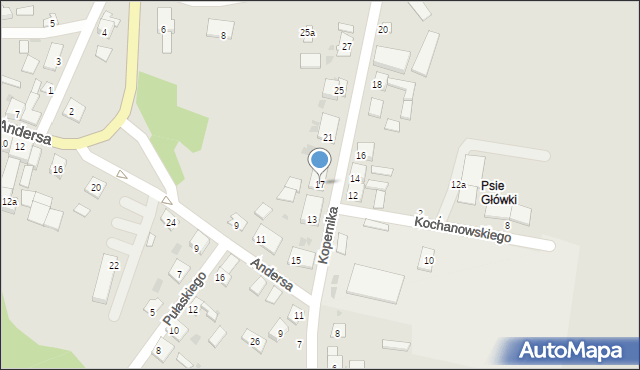 Skalbmierz, Kopernika Mikołaja, 17, mapa Skalbmierz